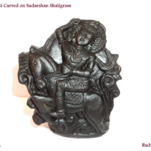 Kalki Idols Carved On Natural Shaligrams