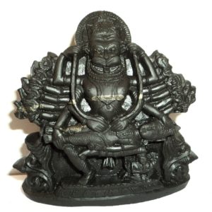 Narsimha Idols Carved on Natural Shaligrams