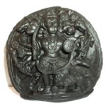 Hanuman Murti on sudershan Shaligram
