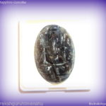 Ganesha In Blue Sapphire - 23 carats