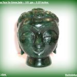 Lord Buddha Face in Green Jade - 181 Grams