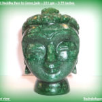 Lord Buddha Face in Green Jade - 211 Grams