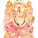 Lord Ganesha In Natural Rose Quartz