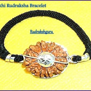 9 Mukhi Rudraksha In Silver