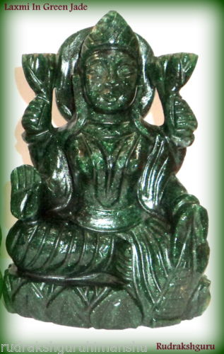 Lakshmi Made In Natural Green Jade