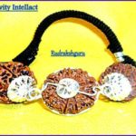 Combination Of 4 Mukhi , 6 Mukhi , 8 mukhi Rudraksha In Silver