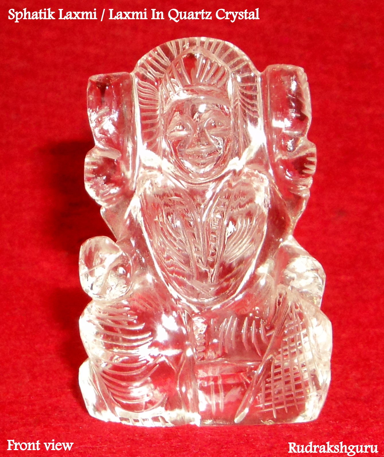 Laxmi In Natural Quartz Crystal