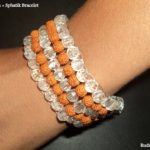 Crystal Rudraksha Wrist Mala
