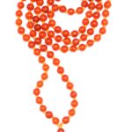 Orange Carnelian Mala - 109 Beads