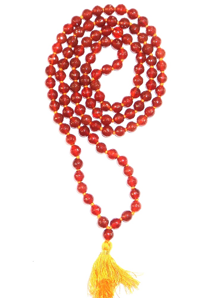 Carnelian Mala - 109 Beads