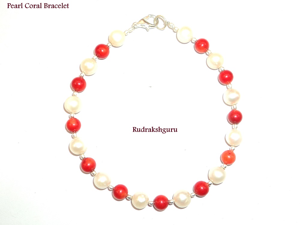 Trendy Pearl Coral Bracelet