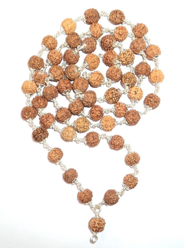 Mahalaxmi Mala In silver - 55 Beads