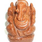 Lord Ganesha in Glittering Sunstone