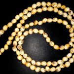 White Chirmi Beads Mala - 109 Beads