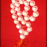 Rare Big Size Sphatik Diamond Cut Kantha - 28 Beads