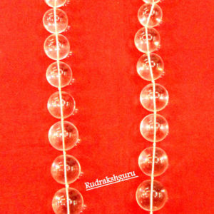 Rare Big Size Sphatik Kantha - 28 Beads