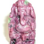 Lord Ganeha In Natural Ruby