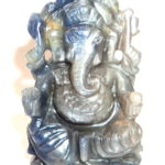 Lord Ganesha In Natural Blue Sapphire