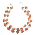 5 Mukhi Rudraksha Bracelet In Silver