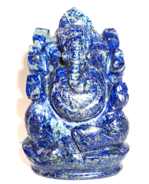 Lord Ganesha in Natural Lapiz Lazulli