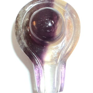 Shivalingam In Natural Fluorite