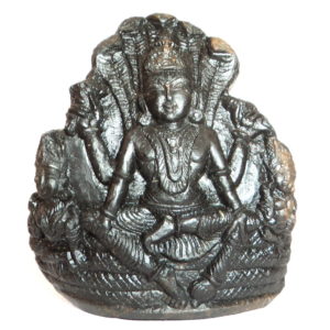 Vishnu Idols Carved on Natural Shaligrams