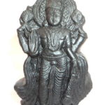 Satya Narayana Murti Carved on Sudarshan Shaligram
