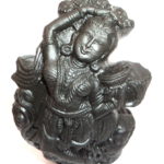 Mohini Murti Carved on Natural Sudarshan Shaligram