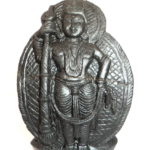 Udupi Krishna Murti Carved on Natural Sudarshan Shaligram