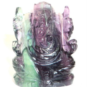 Lord Ganesha in Fluorite