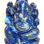 Lord Ganesha in Natural Lapiz Lazulli