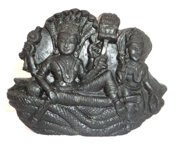 Anantha Shayanam Murti Carved on Sudarshan Shaligram