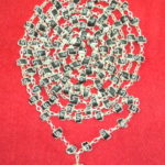 Rare Shaligram Rosary In silver 109 Pc