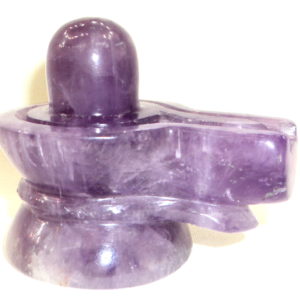 Auspicious Shivling is Carved in 100 % Pure Natural Amethyst
