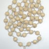 White Tulsi Mala in Silver - 55 Beads