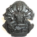 Dhairya Lakshmi Murti Carved on Sudarshan Shaligram