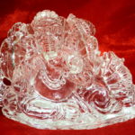 Lord Ganesha In Pure Quartz Crystal - Lab Certified