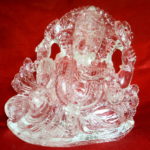 Lord Ganesha In Pure Quartz Crystal - Lab Certified
