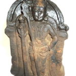 Murugan Murti / Kartikeya Murti Carved On Sudarshan Shaligram