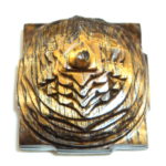 Shree Yantra In Tiger Eye - 176 gm