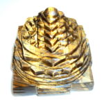 Shree Yantra In Tiger Eye - 271 gm