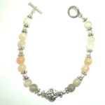 Moonstone Round Bead Bracelet - 7mm
