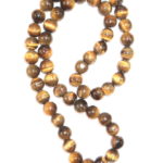 Tiger Eye Round Mala - 12 MM