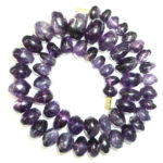 Amethyst Mala - Button Shaped Beads