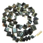Tiger Eye Square Shape Beads Necklace
