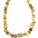 Tiger Eye Heart Shape Necklace