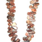 Tiger Eye Leaf Shape Necklace