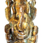 Tiger Eye Ganesha - 440 gms