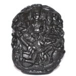 Lord Vishnu Laxmi On Garuda