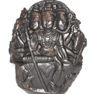 Dattatreya Idols Carved on Natural Shaligrams